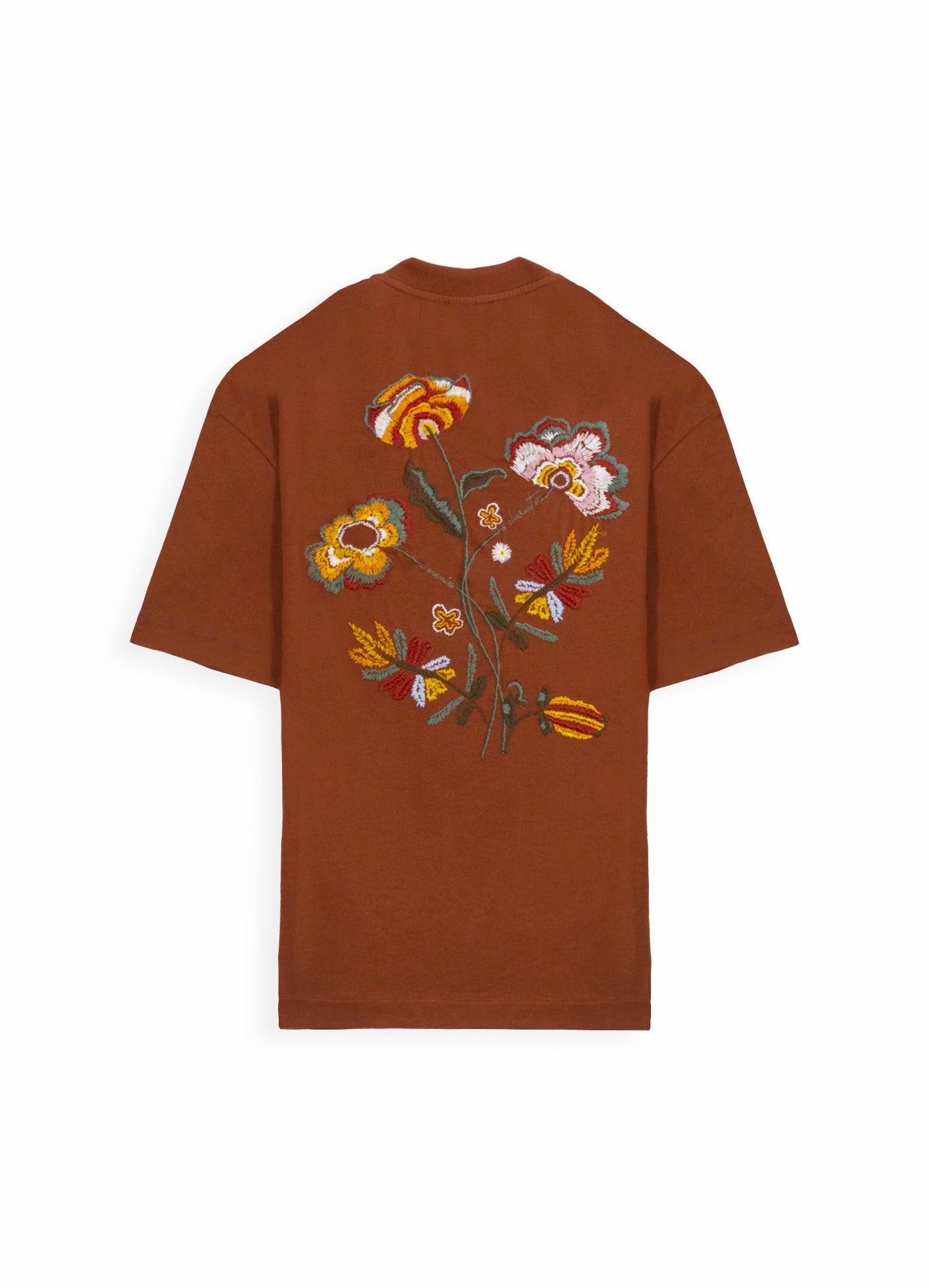 Inimigo, Navajo Flowers Red T-Shirt , Man Fashion , Luxury T-shirt,