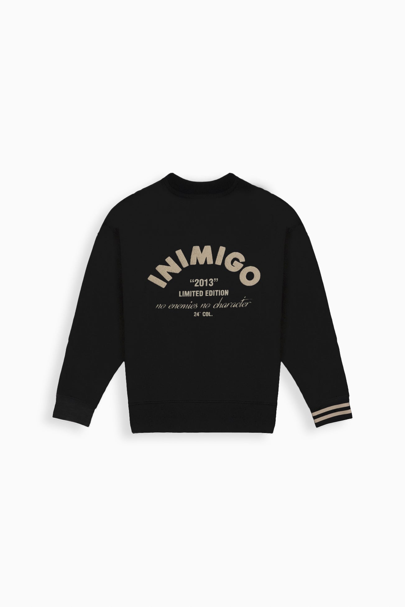 sweatshirt, limited collection, chenille logo, INIMIGO, Man Fashion, Luxury