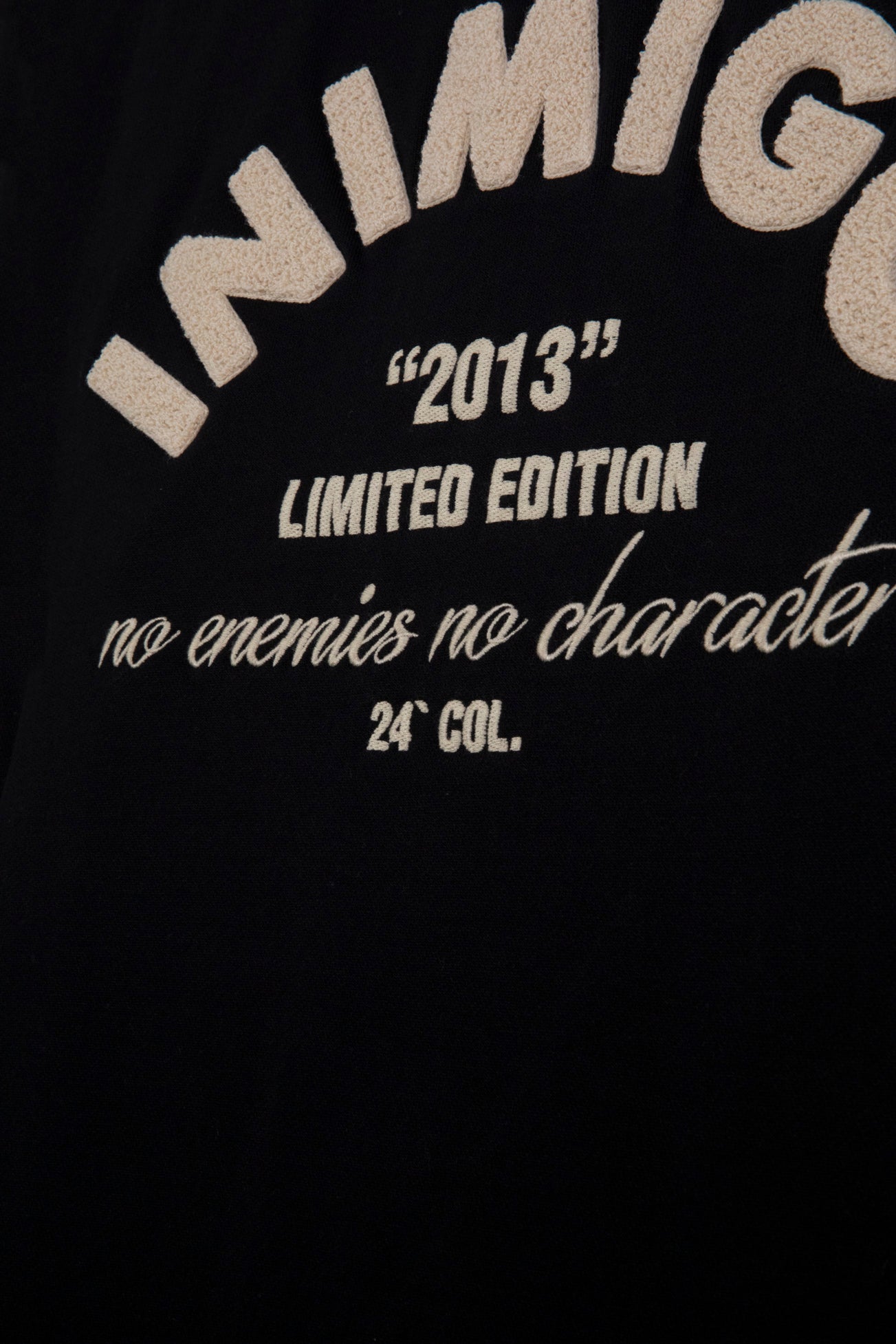 sweatshirt, limited collection, chenille logo, INIMIGO, Man Fashion, Luxury