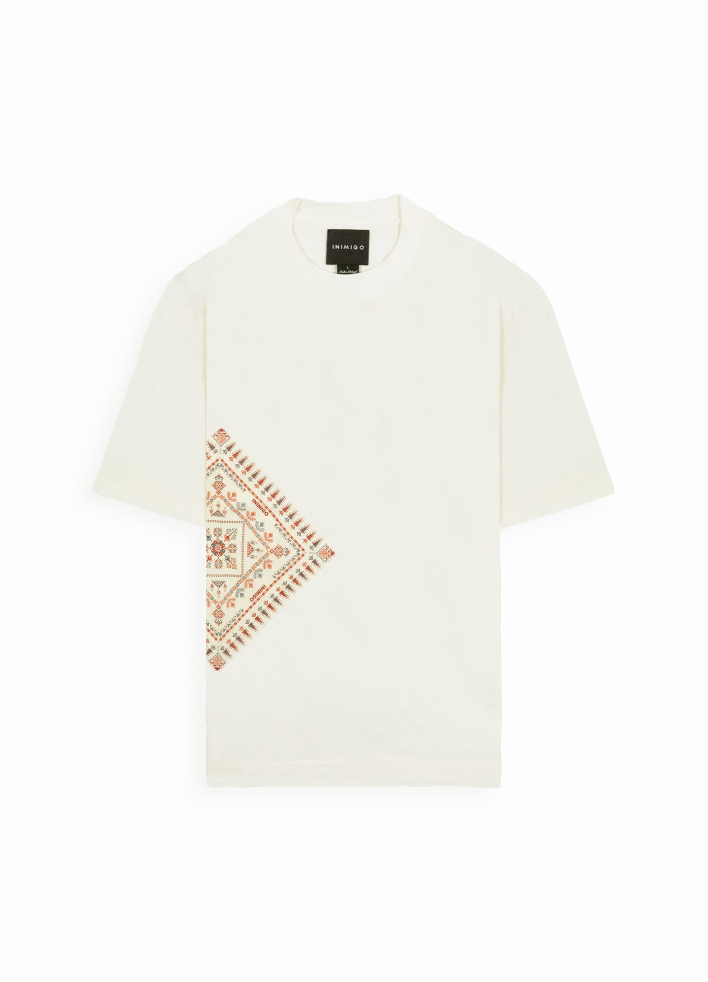 Inimigo,MAN FASHION, LUXURY, White tshirt, oversized