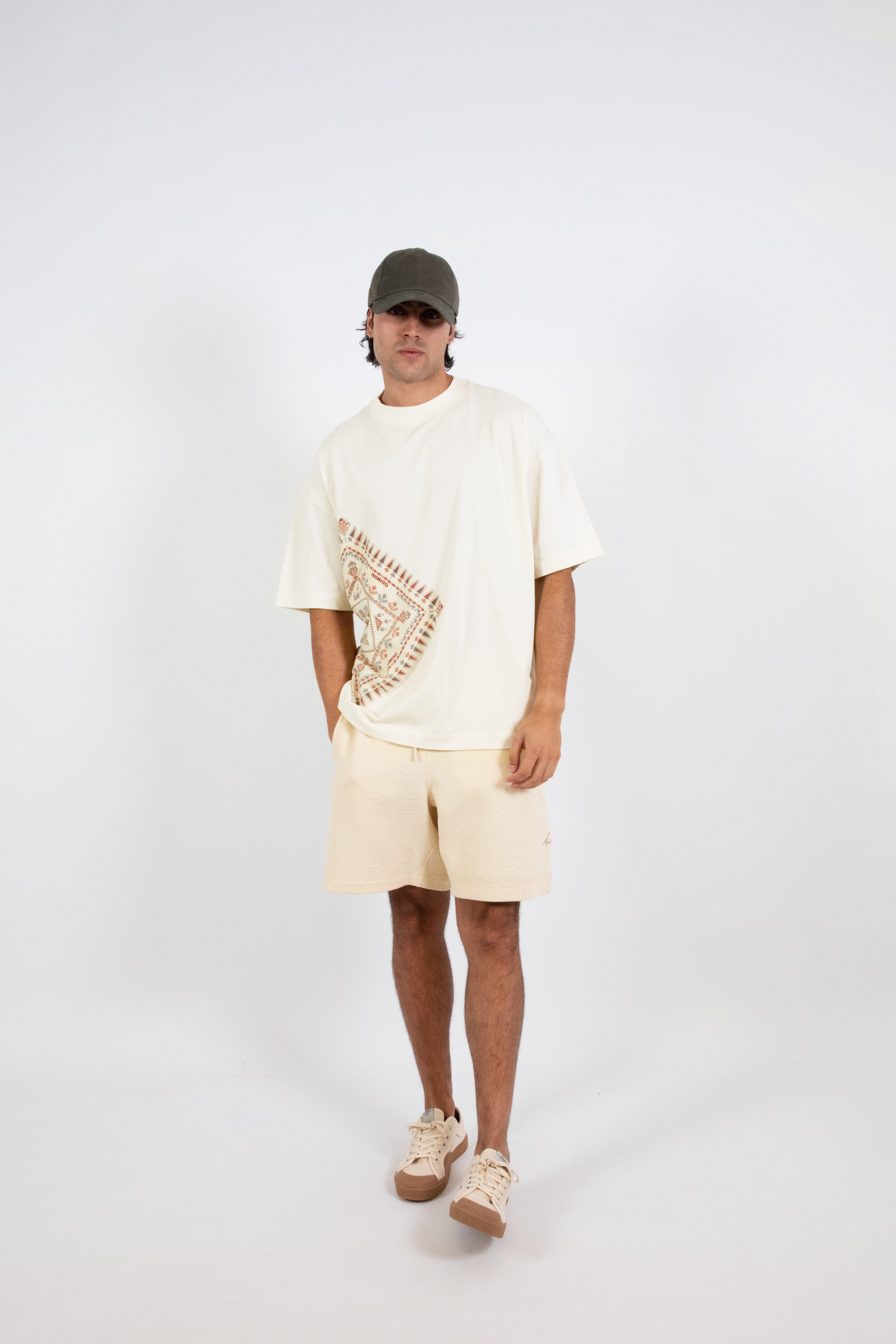 Inimigo,MAN FASHION, LUXURY, White tshirt, oversized