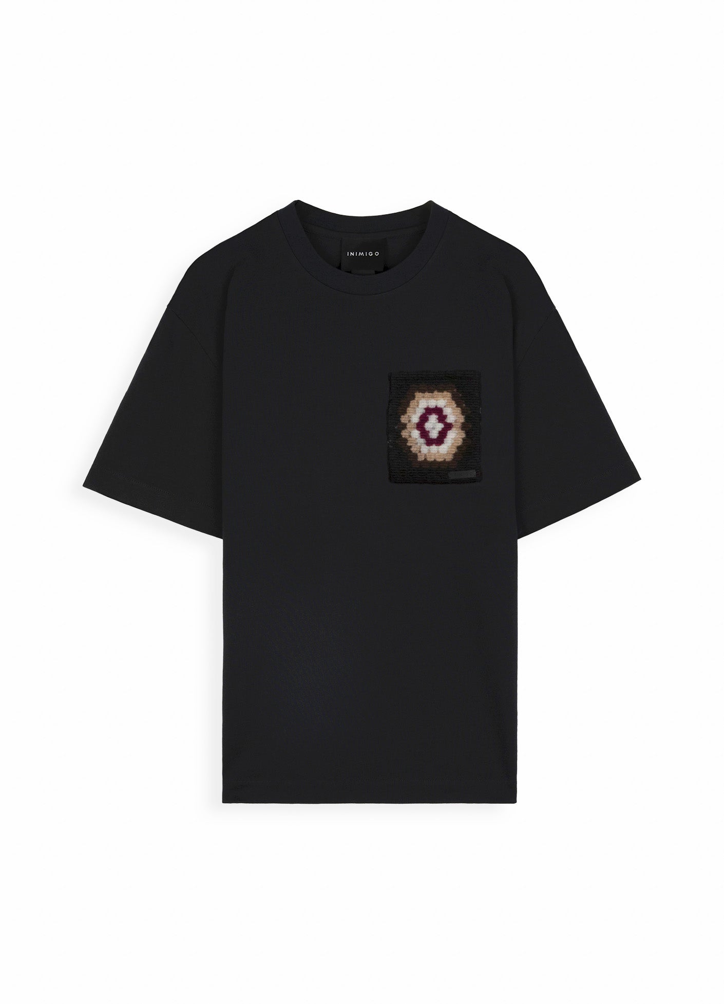 Inimigo, Coarse Knitting T-Shirt, Man Fashion,Luxury T-shirt