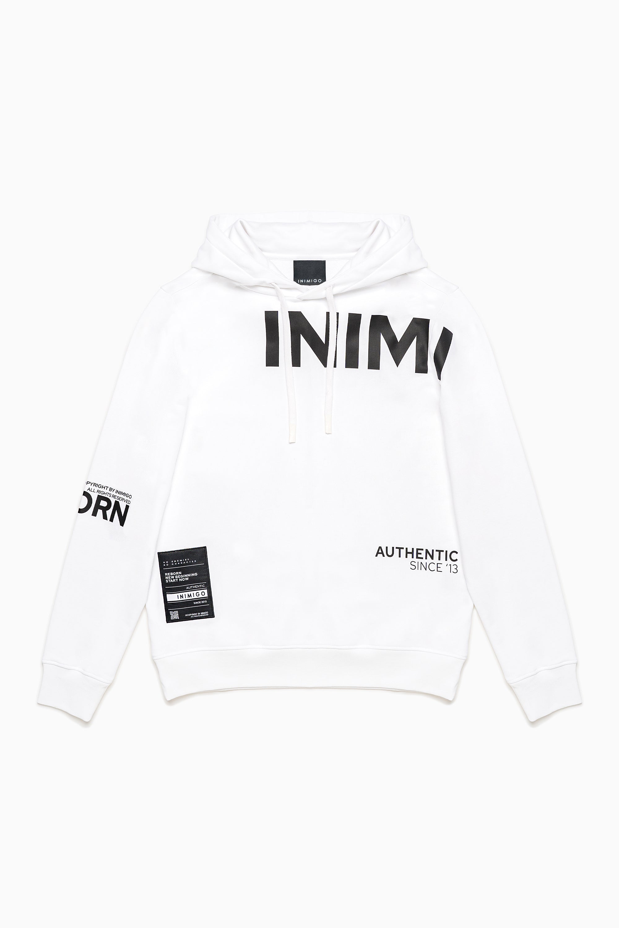 INIMIGO Moving Letters Print Hoodie – Inimigo Clothing