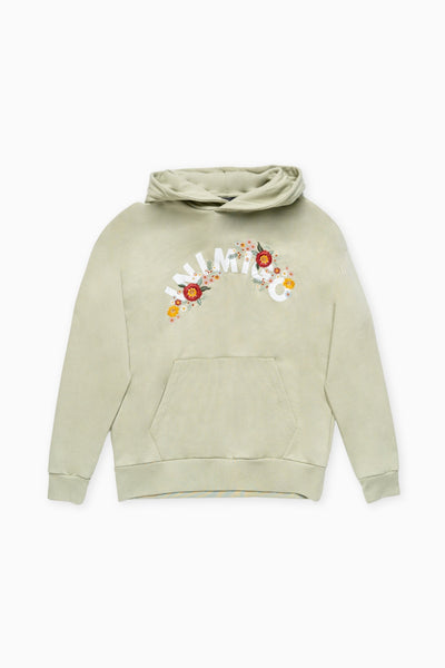 INIMIGO INIMIGO LOGO FLOWERS OVERSIZED HOODIE FLAT