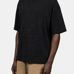 INIMIGO SKULL OVERSIZED BLACK T-SHIRT SIDE