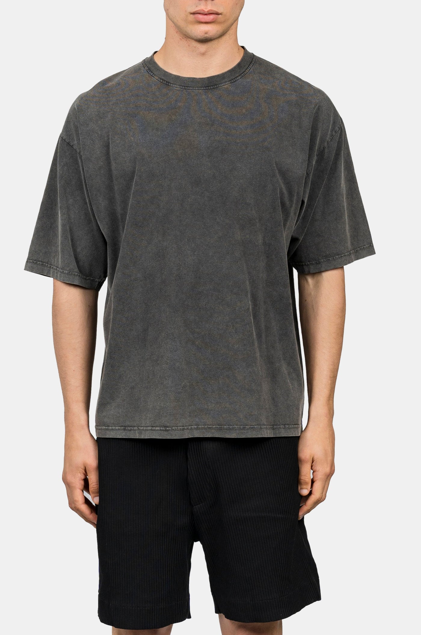 INIMIGO LUCHADOR OVERSIZED GRAY BLACK T-SHIRT FRONT