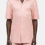 INIMIGO PIPPING ROCKS SHORT SLEEEVE pink BUTTON SHIRT front