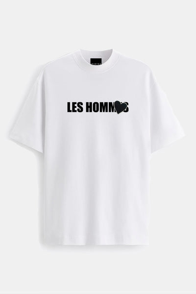 INIMIGO x Les Hommes Heart Patch Comfort T-shirt