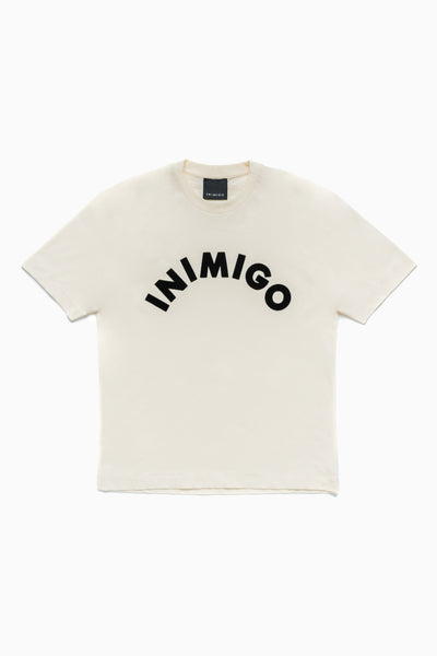 INIMIGO Logo Flock Print Comfort T-shirt