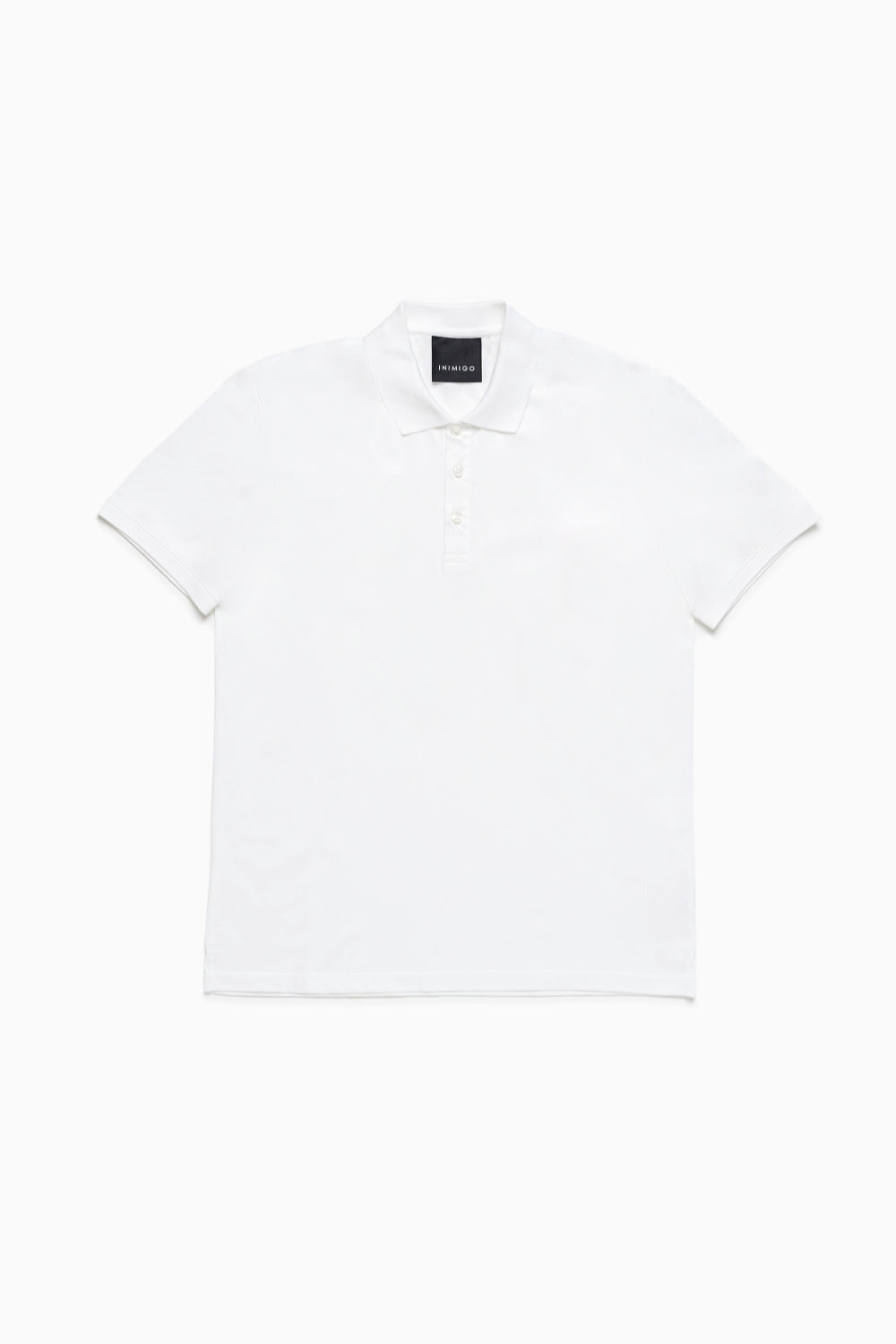 Heart Patch Jersey White Polo
