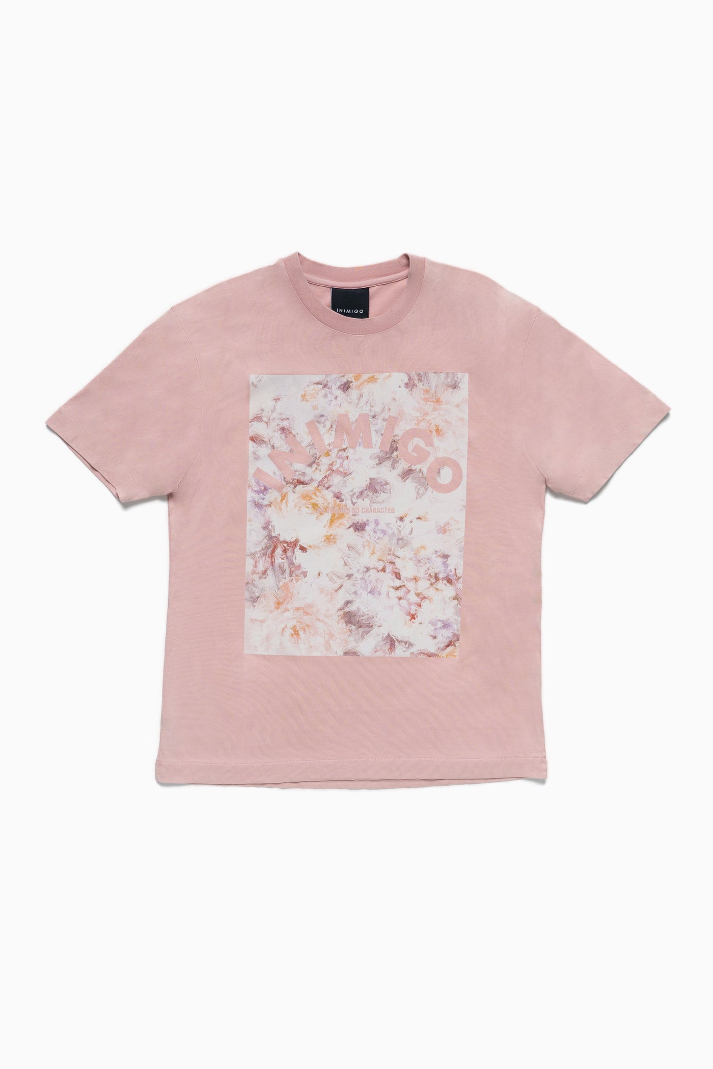 Abstract Flowers Print Comfort T-shirt