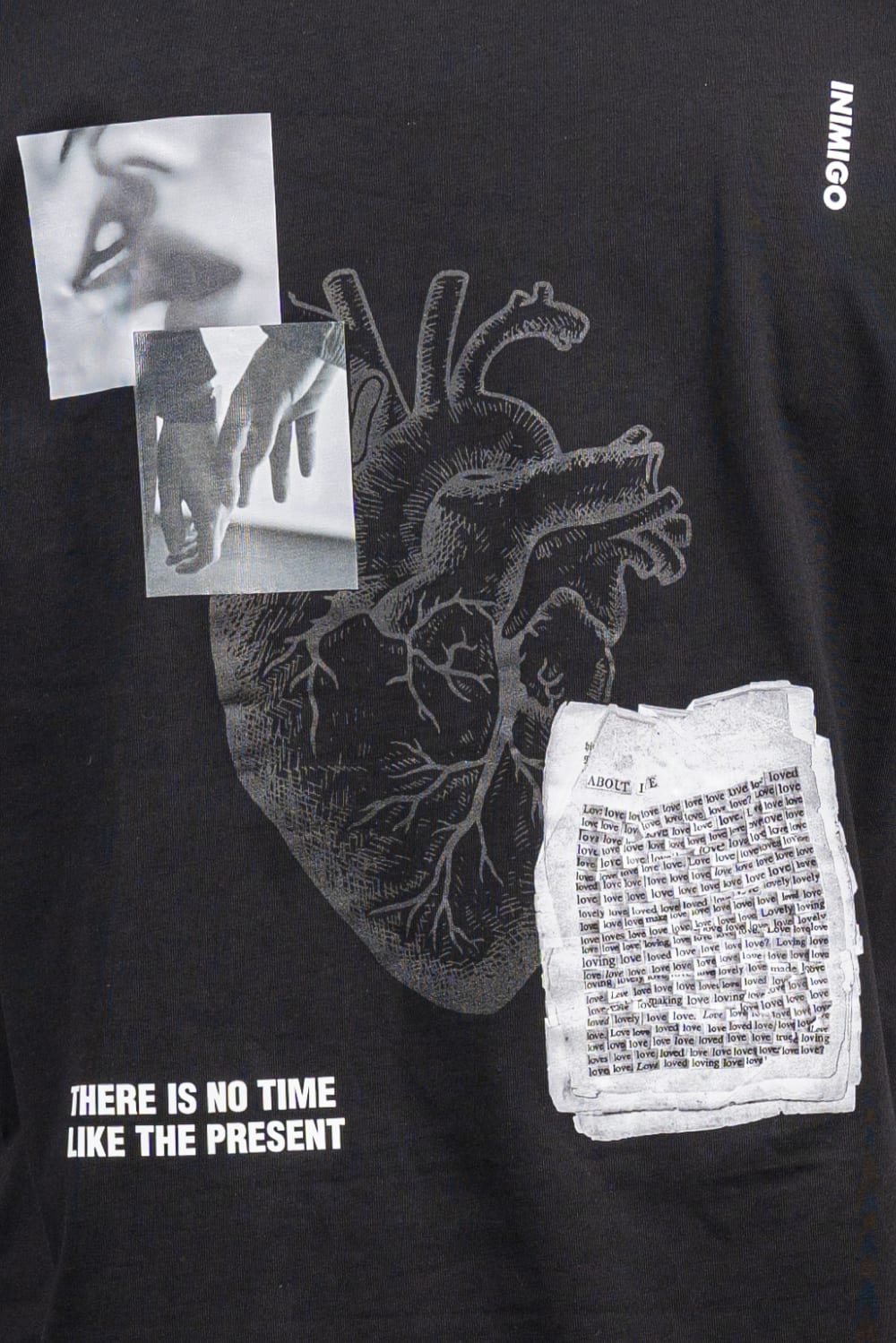Heartbeat Print Oversized T-shirt