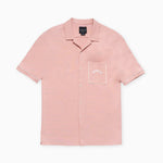 INIMIGO PIPPING ROCKS SHORT SLEEEVE pink BUTTON SHIRT flat