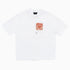 INIMIGO HEART POSTCARD COMFORT WHITE T-SHIRT FLAT