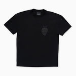 INIMIGO BENDITO OVERSIZED BLACK T-SHIRT FLAT