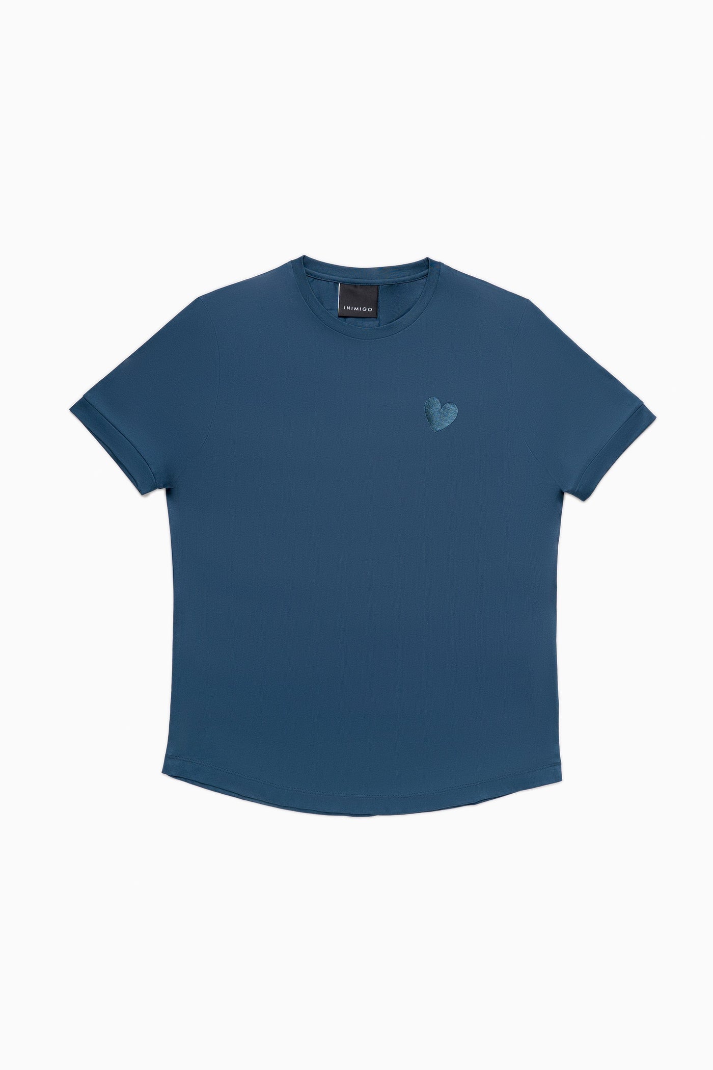 Classic Embroidery Heart Stargazer Blue T-shirt
