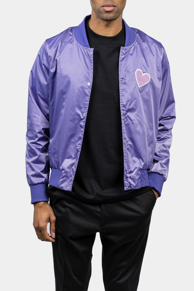 Heart Patch Bomber Jacket