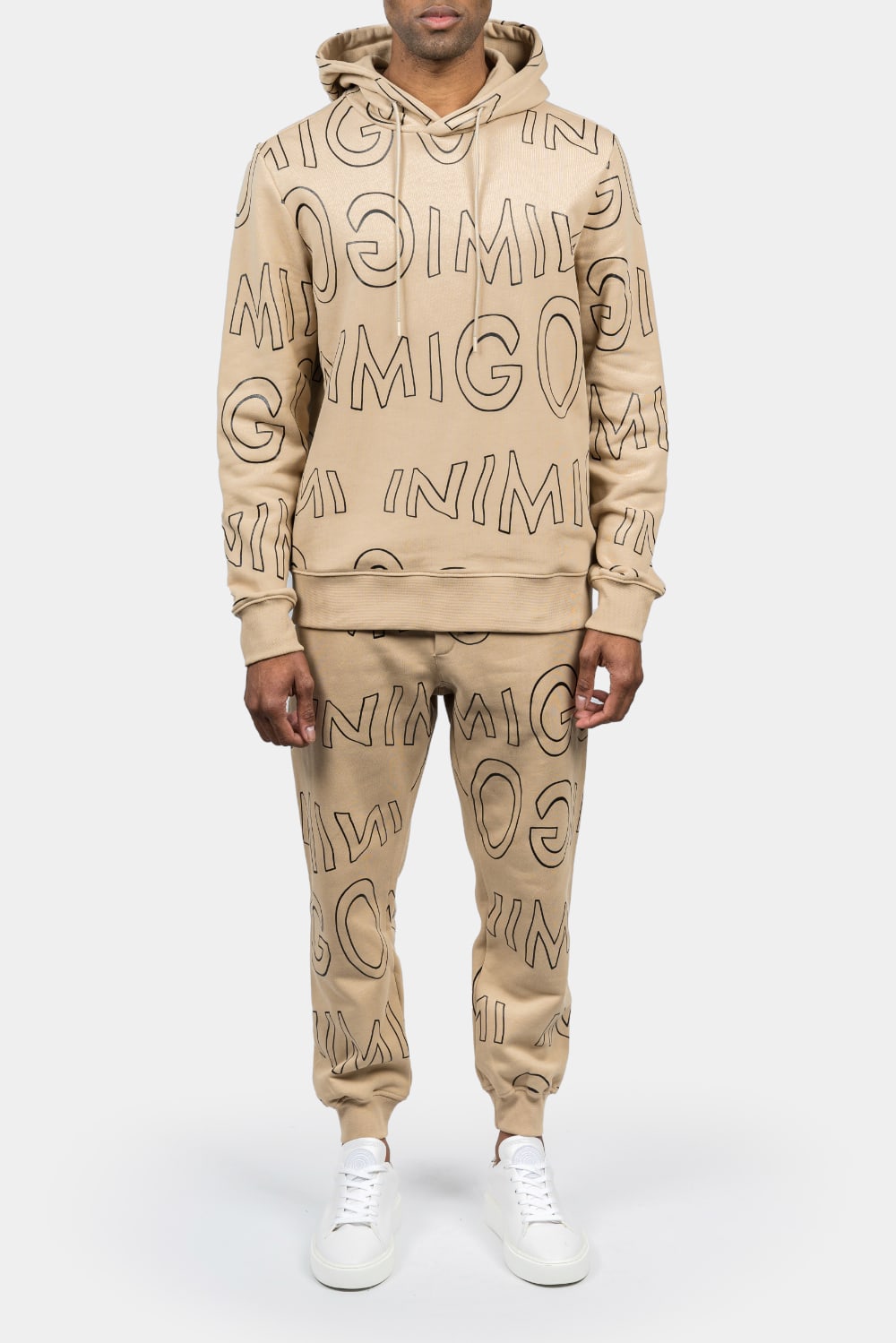 INIMIGO Moving Letters Print Sweatpants
