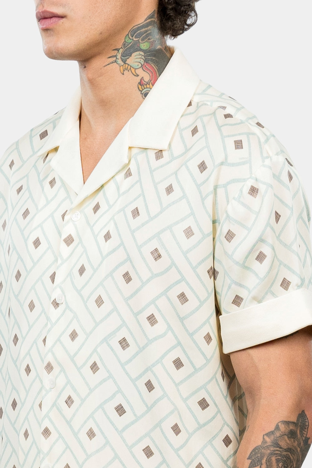 Retro Resort Comfort Button Shirt