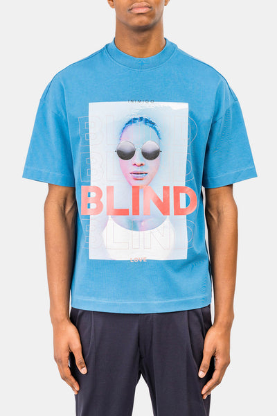 Blind Girl Print Oversized T-shirt