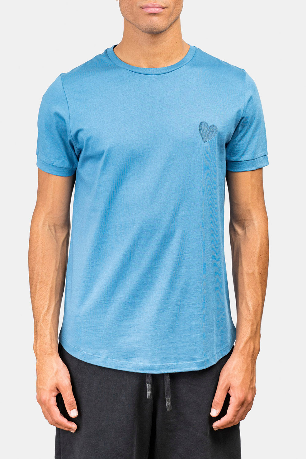 Classic Embroidery Heart Faince T-shirt