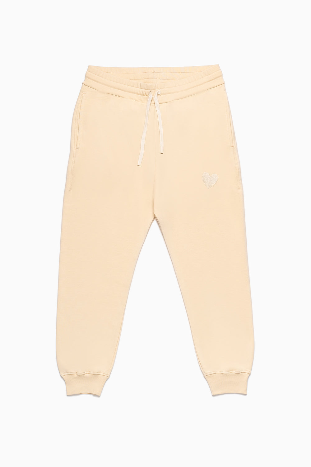 Classic Embroidery Heart Sweatpants