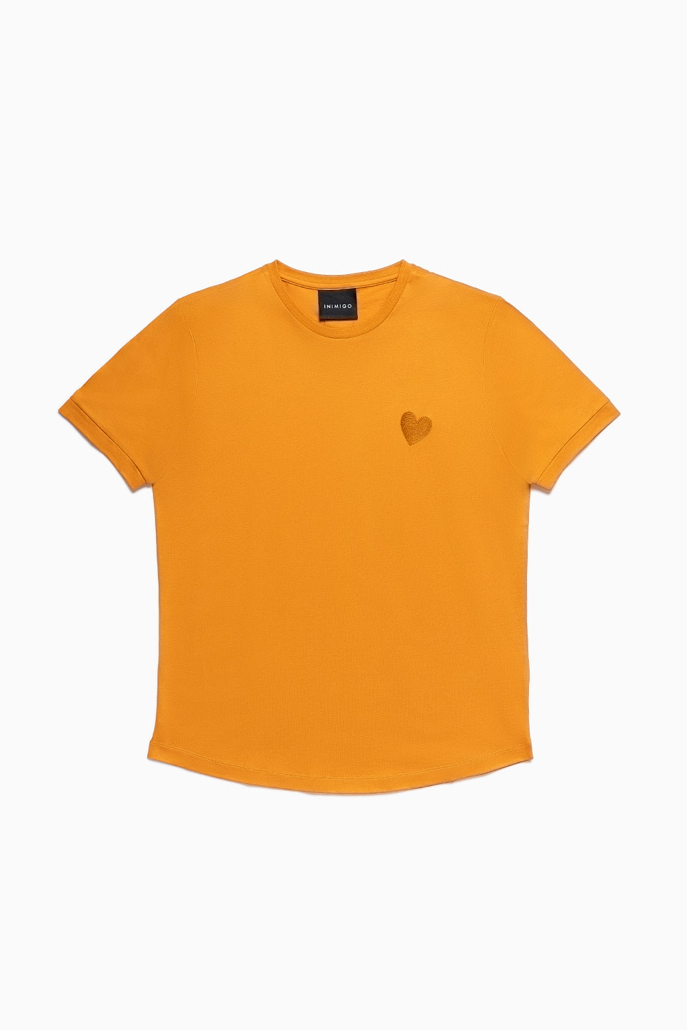 INIMIGO Classic Heart Orange Regular Fit T-Shirt Menswear