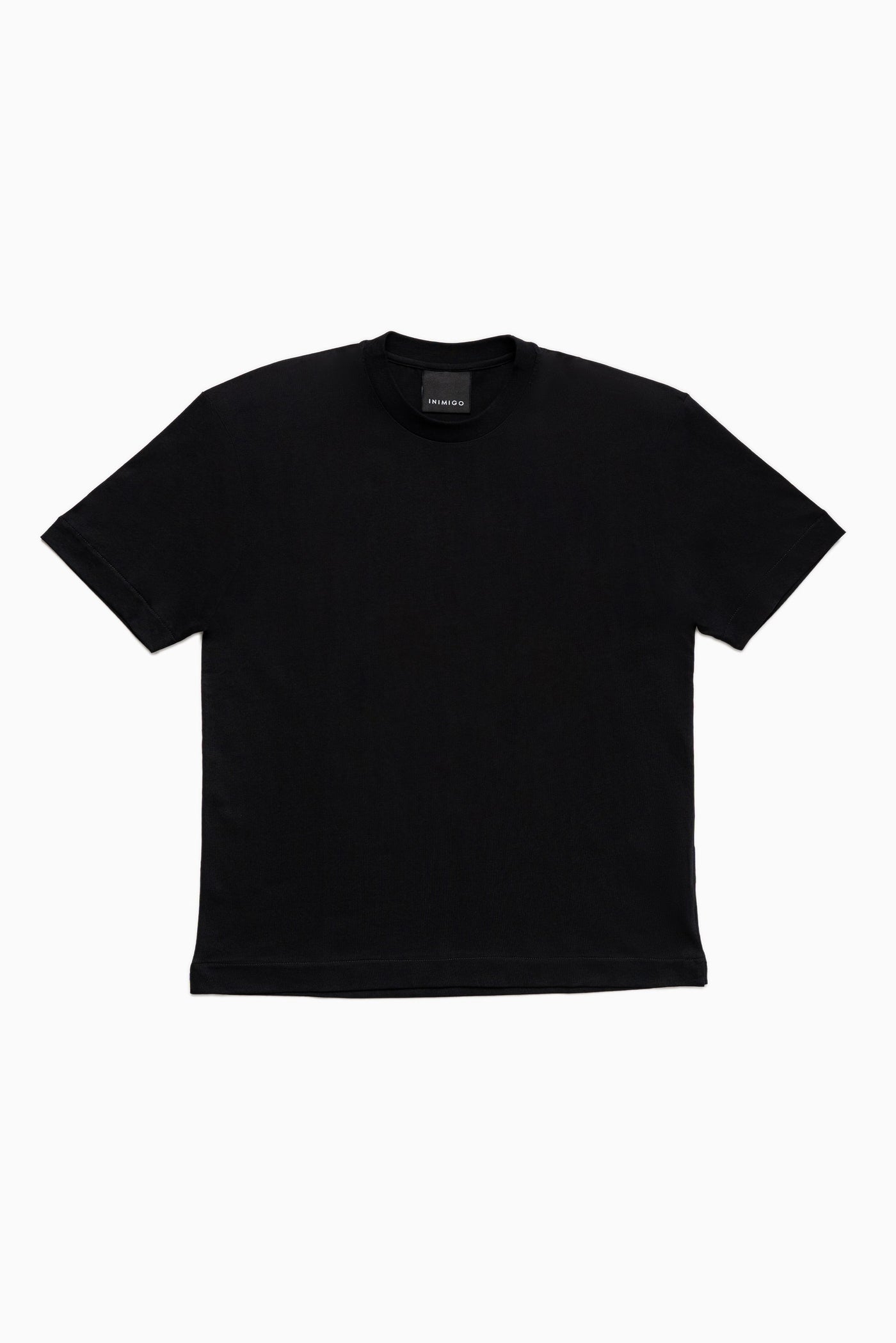 Heart Patch Comfort Dark Black T-shirt